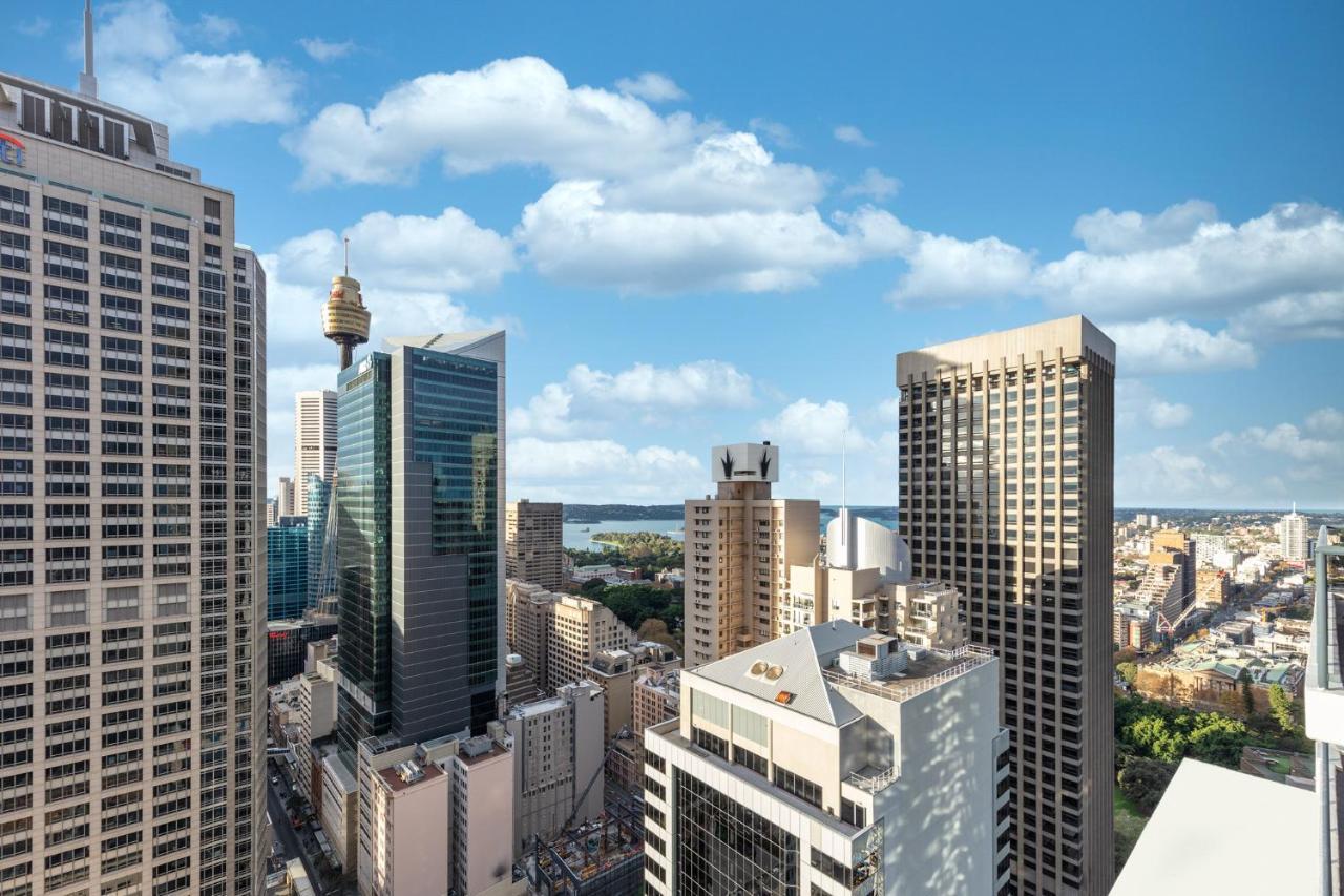 Meriton Suites Pitt Street, Sydney Zewnętrze zdjęcie The view from the 26th floor of the hotel