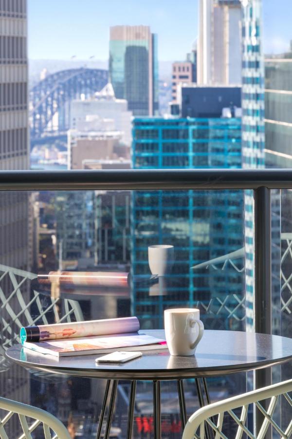 Meriton Suites Pitt Street, Sydney Zewnętrze zdjęcie The view from the 10th floor of the hotel